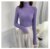 High Neck Sweater With Long Sleeve Pullover Top