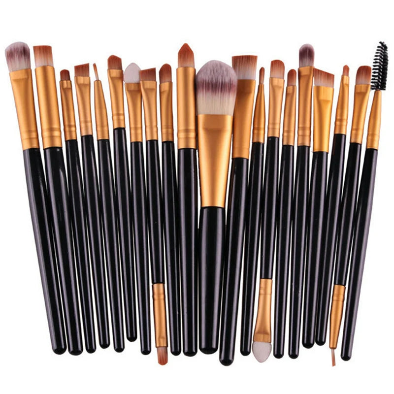 20-piece Makeup Brush Set, Eyeshadow Foundation Brow Lip Brushes, Makeup Tools