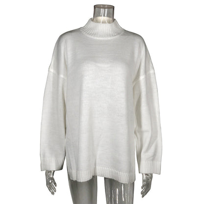 Sweater Turtleneck Loose Long Sleeve Sweater Women