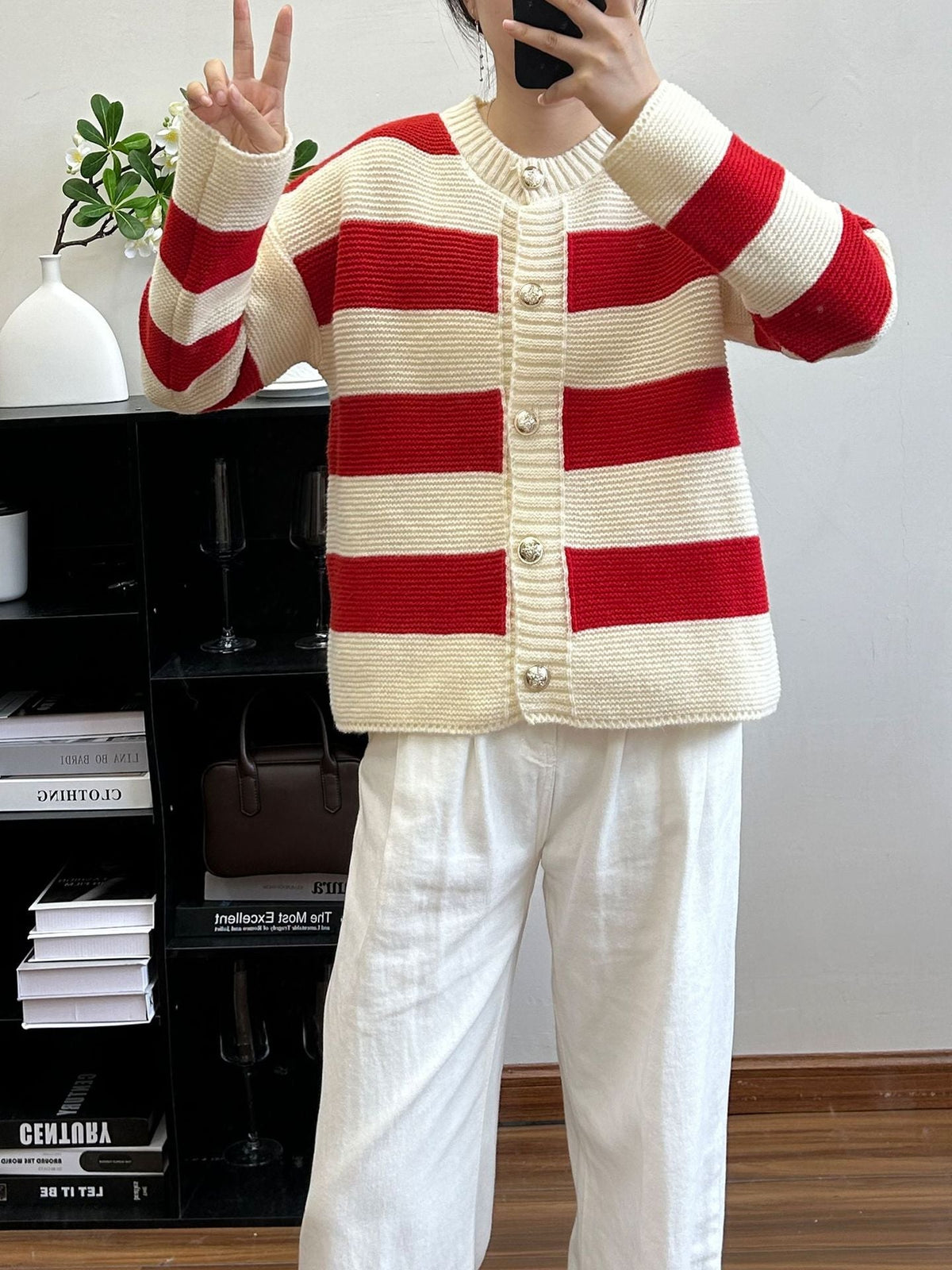 Loose Temperament Versatile Sweater Jacket