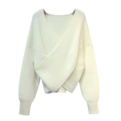 Batwing Sleeve Loose Sweater Sweater For Women
