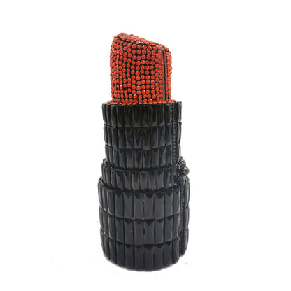 Diamond 3D Lipstick Crystal Evening Bag Lily-of-the-Valley Stone Handbag and Bag