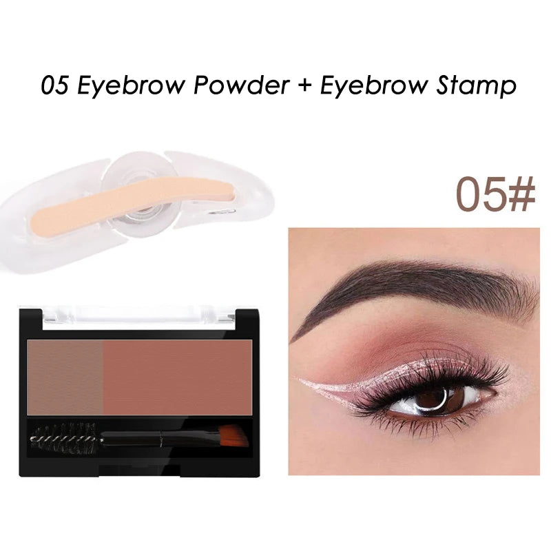 Adjustable Dual-Tone Perfect Eyebrow Powder Palette