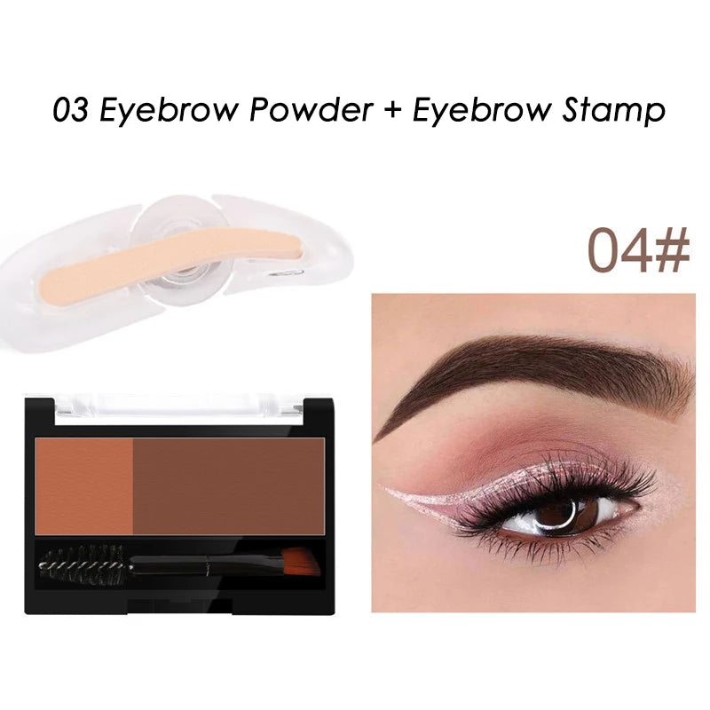 Adjustable Dual-Tone Perfect Eyebrow Powder Palette