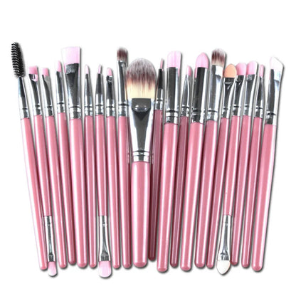 20-piece Makeup Brush Set, Eyeshadow Foundation Brow Lip Brushes, Makeup Tools