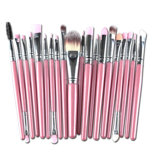 20-piece Makeup Brush Set, Eyeshadow Foundation Brow Lip Brushes, Makeup Tools