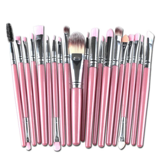 20-piece Makeup Brush Set, Eyeshadow Foundation Brow Lip Brushes, Makeup Tools