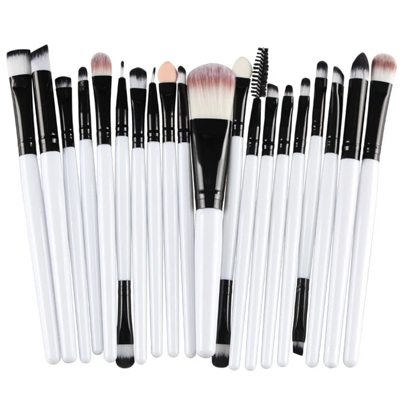 20-piece Makeup Brush Set, Eyeshadow Foundation Brow Lip Brushes, Makeup Tools