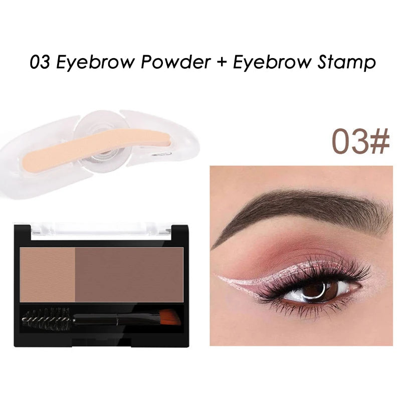 Adjustable Dual-Tone Perfect Eyebrow Powder Palette