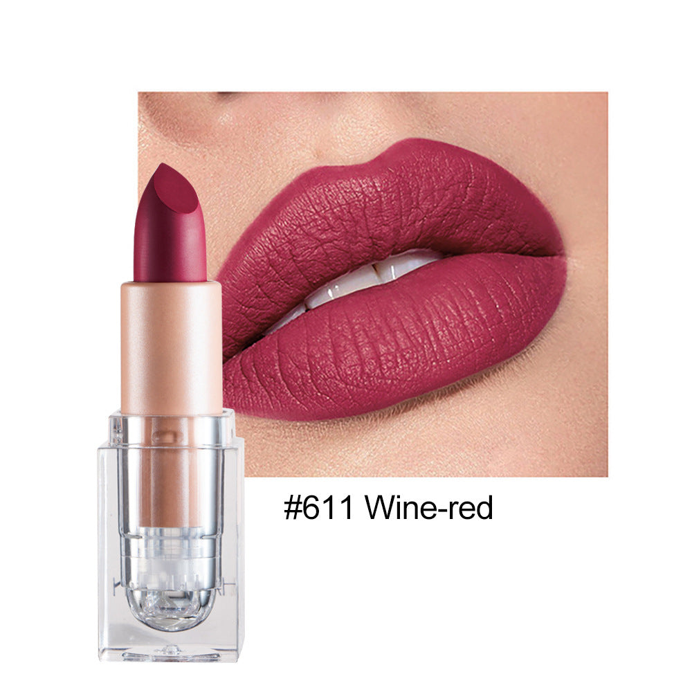 Matte Lipstick 12 Color Lipstick Not Easy To Fade Nude Pink Lipstick