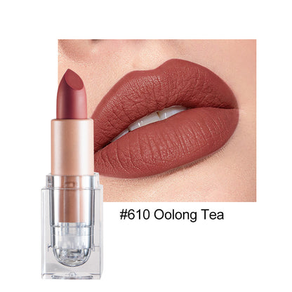 Matte Lipstick 12 Color Lipstick Not Easy To Fade Nude Pink Lipstick